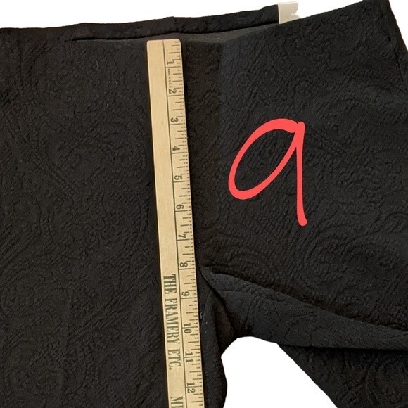Chico's knit jacquard slim ankle basic pant size 00R/2R - Picture 5 of 10